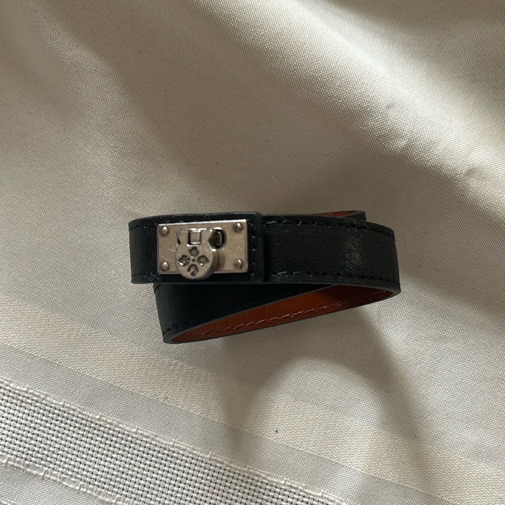 Patricia Nash Double Wrap Leather Cuff Bracelet